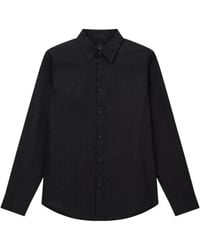 ARMANI EXCHANGE - Patterned Buttoned Shirt - Lyst