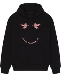 Givenchy - Slogan Printed Drawstring Hoodie - Lyst