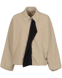 Loewe - Contrast Panel Zip Jacket - Lyst
