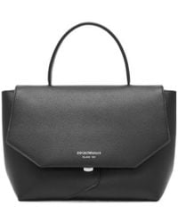 Emporio Armani - 1981 Leather Tote Bag - Lyst