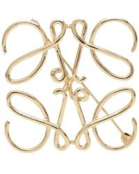 Loewe - Anagram Pin Brooch - Lyst
