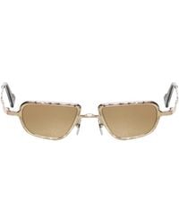 Kuboraum - Textured Rectangular Sunglasses - Lyst