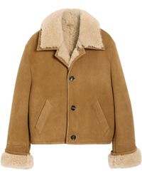 Ami Paris - Ami Shearling Buttoned Jacket - Lyst