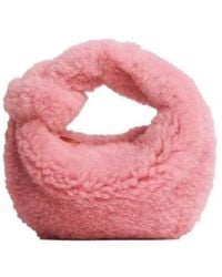 Bottega Veneta - Shearling Jodie Mini Bag - Lyst