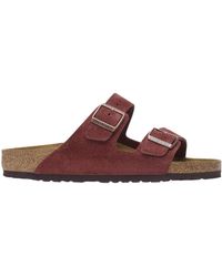 Birkenstock - Adjustable Flat Sandals - Lyst