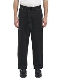 Entire studios - Belted Casual Trousers - Lyst