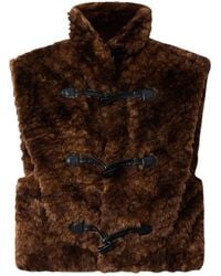 Isabel Marant - Isabel Marant Étoile Jocya Faux Fur Vest - Lyst