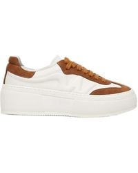 Weekend by Maxmara - Leather Platform Sneakers - Lyst