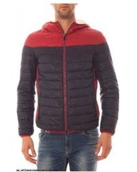 Armani Jeans - Matching Color Hooded Down Jacket - Lyst