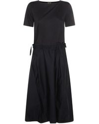 Herno - Short-Sleeved Crewneck Dress - Lyst