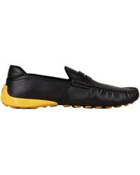 Tod's - Automobili Lamborghini Slip-On Leather Driving Shoes - Lyst