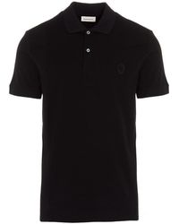 McQueen - Skull Patch Polo Shirt - Lyst