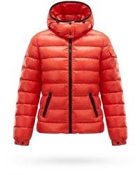 Moncler - Long Sleeve Hooded Cotton Coat - Lyst