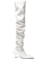 Proenza Schouler - Trap Over-The-Knee Leather Boots - Lyst