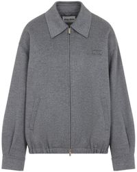 Miu Miu - Double Cashmere Blouson Jacket - Lyst