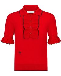 Dior - Short-Sleeved Sweater - Lyst