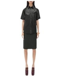 Bottega Veneta - Buttoned Leather Shirt - Lyst