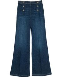Twinset - Jeans With Stitching Details - Lyst