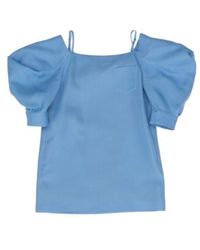 Sacai - Off-The-Shoulder Mini Dress - Lyst