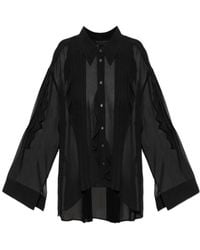 AllSaints - Collared Long-Sleeved Shirt - Lyst