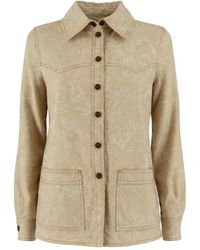 Etro - Single-Breasted Long-Sleeved Jacket - Lyst