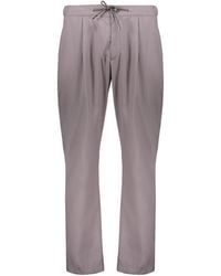 Herno - Elegant Flared Trousers With Adjustable Belt - Lyst
