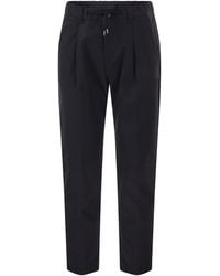 Herno - Pleated Drawstring Pants - Lyst