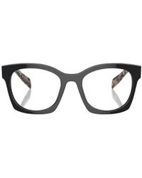 Prada - Geometric Frame Flat Mirror - Lyst