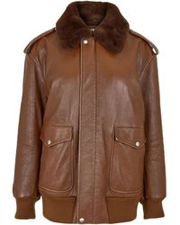 Prada - Casual And Versatile Leather Jacket - Lyst