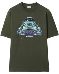 Burberry - Car Cotton T-Shirt - Lyst