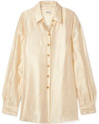 KHAITE - Long-Sleeved Shirt - Lyst