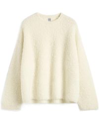 TOTEME - Totême Bouclé Crewneck Jumper - Lyst
