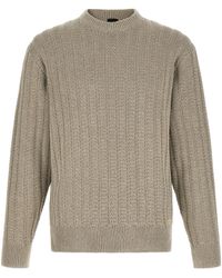 BOSS - Cotton Sweater - Lyst