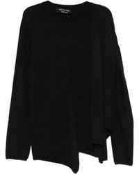 Comme des Garçons - Comme Des Garçons Shirt Asymmetrical Hem Layered Jumper - Lyst