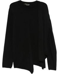 Comme des Garçons - Comme Des Garçons Shirt Asymmetrical Hem Layered Jumper - Lyst