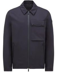 Moncler - Tortisse Down Shacket - Lyst