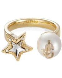 Jimmy Choo - Star Pearl Ring - Lyst