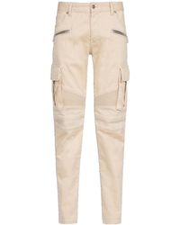 Balmain - Cotton Cargo Trousers - Lyst
