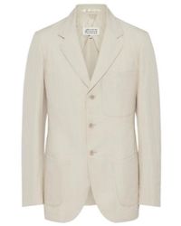 Maison Margiela - Long Sleeve Single-Breasted Jacket - Lyst