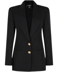 Balmain - Double-Breasted Buttoned Jacket - Lyst