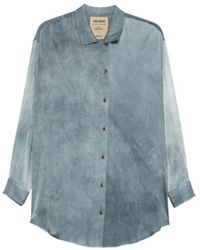 Uma Wang - Buttoned Gradient Silk Shirt - Lyst