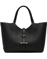 Strathberry - Midi Kite Leather Bar-Detail Tote Bag - Lyst