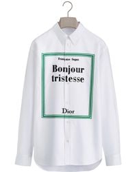 Dior - Homme Book Cover Embroidery Shirt - Lyst