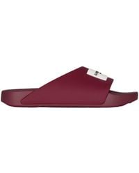 Givenchy - Logo Rubber Slides - Lyst