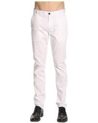Emporio Armani - Logo Straight Casual Pants - Lyst
