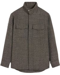 Ami Paris - Ami Flap Pocket High-Neck Shirt - Lyst