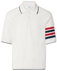 Thom Browne - Short Sleeve 4-Bar Polo Shirt - Lyst