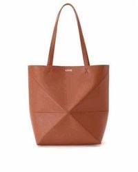 Loewe - Puzzle Fold Medium Top Handle Bag - Lyst