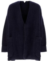 Bottega Veneta - V-Neck Knitted Cardigan - Lyst
