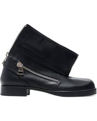 JW Anderson - Jw Anderson Round Toe Ankle Boots - Lyst